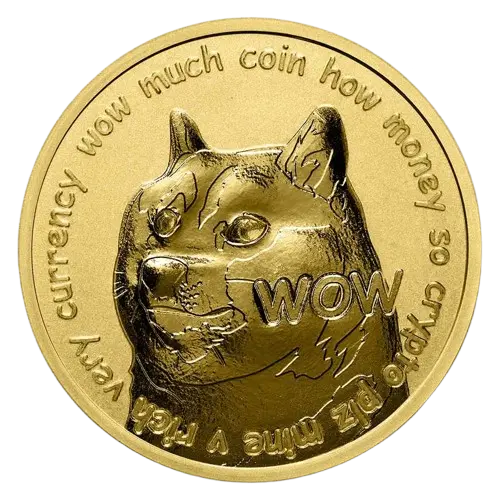 1 oz Gold Round - Dogecoin Round