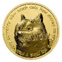 1 oz Gold Round - Dogecoin Round