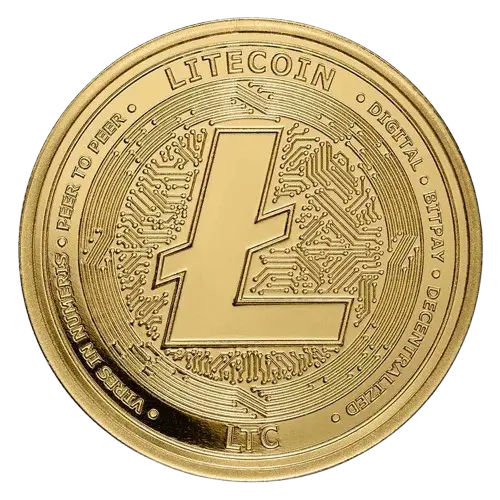 1 oz Gold Round - Litecoin