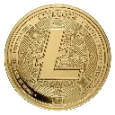 1 oz Gold Round - Litecoin