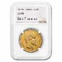 1858-A France Gold 100 Francs Napoleon III AU-58 NGC