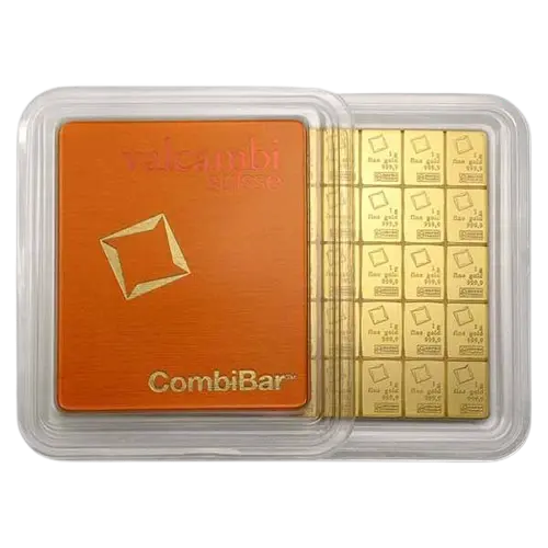 [202574946] 50 x 1 gram Gold Valcambi CombiBar